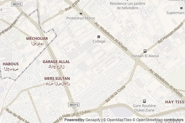Carte du quartier 2-mars à Casablanca